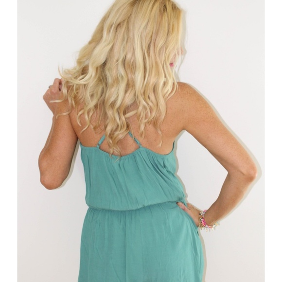 😱  Green teal romper - Picture 3 of 3